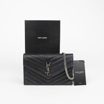 SAINT LAURENT Enveloppe Kette Geldbörse Crossbody 154990489