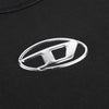 Diesel Metallic D Logo Cotton T-Shirt 155015966 [P]