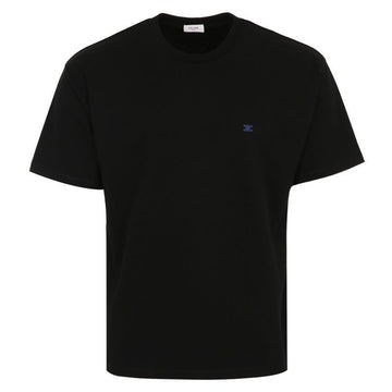 CELINE Tricolor gesticktes Baumwolljersey T-Shirt 151759363