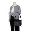 MARNI レディース サフィアーノレザー ブラック ショルダーバッグ 154953721 [P]