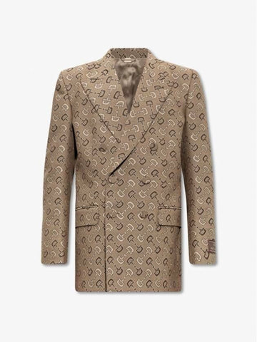 Gucci Maxi Horsebit Cotton Jacket 133010653