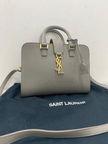 Saint Laurent Monogram Cabas Bag Grey 155272201