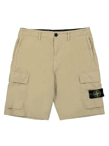 Stone Island Light Stretch Cotton Canvas Cargo Bermuda Shorts Regular Fit 8015L0803 V0095 133072153
