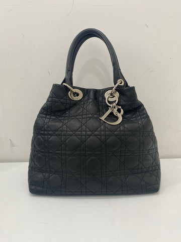 DIOR レディ カナージュ ソフトバッグ トートバッグ ブラック 155272497
