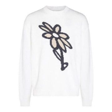 Maison Kitsune Abstract Daisy Intarsia Jumper OM00811KT1138 P100 141544867