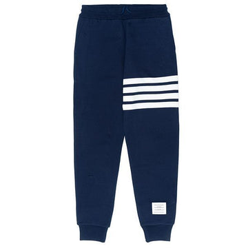 Thom Browne 4-Bar Stripe Loopback Cotton Pants 142600273