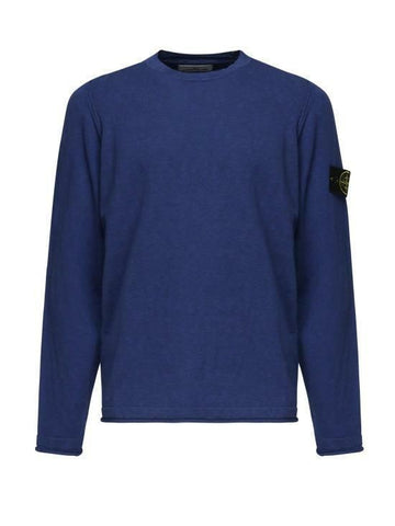 STONE ISLAND Klassischer Pulli aus Baumwolle mit Nylon in Hellblau 142785988