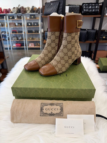 GUCCI GGキャンバス アンクルブーツ(700023)未使用 155272643