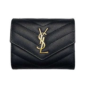 Saint Laurent Cassandra Matelassé Multifold Wallet 692061 BOW01 1000 155272814