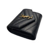 Saint Laurent Cassandra Matelassé Multifold Wallet 692061 BOW01 1000 155272814 [P]