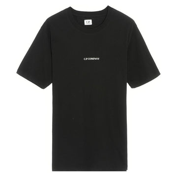 CP Company Back Logo Print T-Shirt Black 14CMTS190A 006011W 999 50503629