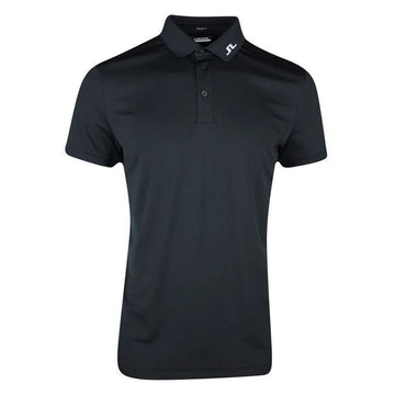 J LINDEBERG 23SS JEFF レギュラーフィット ポロシャツ ブラック 9999 49031074
