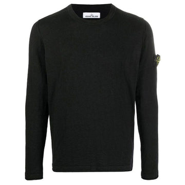 Stone Island Stone 25SS Patch Crew Neck Sweatshirt Navy K1S15 6100044 S0051 V0020 136436643