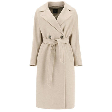 MAXMARA Resina Wollmantel mit Gürtel Beige 2425016092 002 149268542