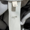 CELINE トリオーペ ベルベット トラックスーツ トレーニング パンツ グレー 155289361 [P]