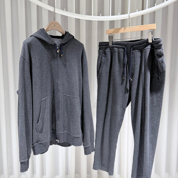 BRUNELLO CUCINELLI (A+/XXL,XL) / コットンナイロン グレー セットアップ 155289475