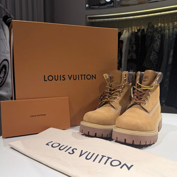 Louis Vuitton 6 Inch Ankle Walker Boots Beige A+/8.5 155289515
