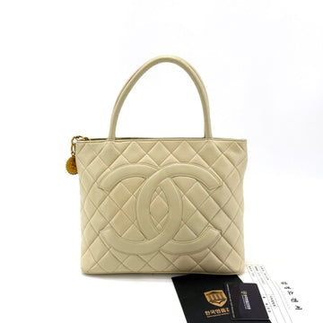 CHANEL キャビアメダリオンコインバッグトートバッグ 155289967