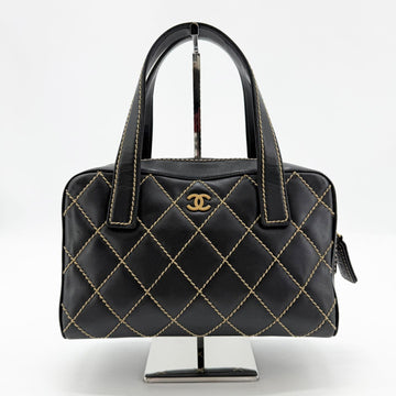 CHANEL ワイルドステッチ ゴールドトートバッグ 155289989