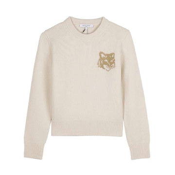 Maison Kitsune Fox Head Merino Knit 148395107