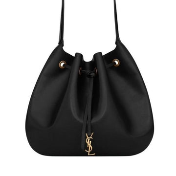 SAINT LAURENT ラージ フラット ホーボーバッグ ブラック 697941 AAAMD 1000 146650495
