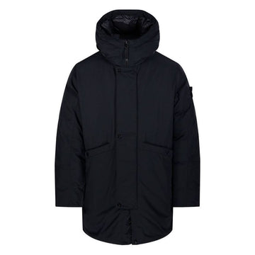 STONE ISLAND マイクロツイルダウンコート ブラック 7100008 S0026 V0029 150776180