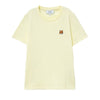 MAISON KITSUNE 26SS フォックス ヘッド レギュラー Tシャツ パステルイエロー PW00113KJ7026 0424 154952258 [P]