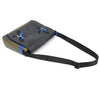 GIORGIO ARMANI Schwarzes Adler-Muster geprägte Leder-Bird-Patch Messenger-Crossbody-Tasche 155301268 [P]