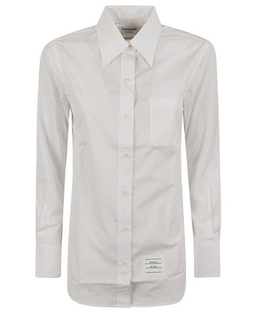 THOM BROWNE クラシックコットンポプリンRWBトリミングシャツFLL005E03113100 151102812