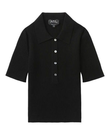 APC Short Sleeve Polo Knit Top 152201362