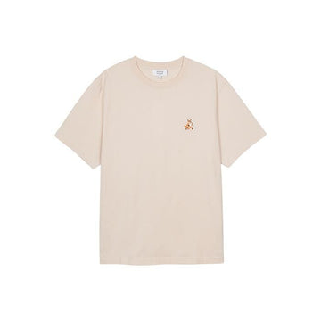 Maison Kitsune Speedy Fox Patch Comfort T-Shirt Warm Stone 127539067