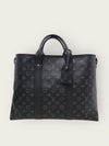 Louis Vuitton Eclipse Monogram Weekend Tote Crossbody Black 147400382 [P]