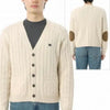 CELINE Triope Cashmere Kabelstrick Strickjacke Ivory 155305676 [P]