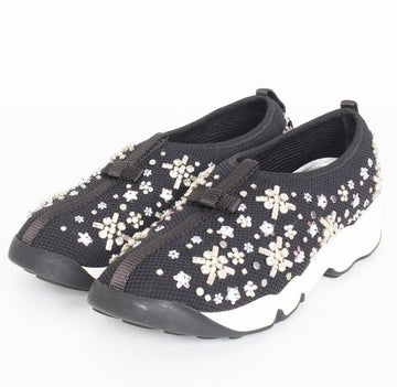 DIOR ビーズニットスニーカー 37(240) 155322971