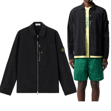 STONE ISLAND ジッパーシャツ/オーバーシャツ/1200038 S0019 V0029 155330666