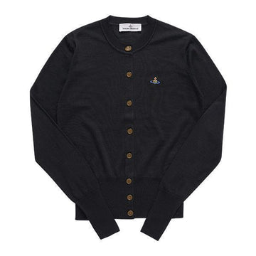 Vivienne Westwood Bea ORB Logo Wool Silk Women's Cardigan 144732529