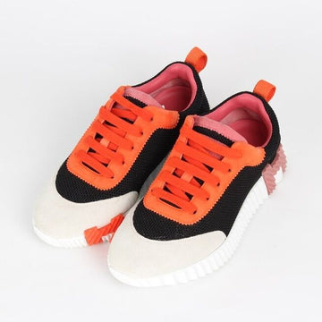HERMES H Bouncing Sneakers Schwarz Orange 36 155331045