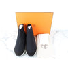 HERMES ニットソックスレザースニーカー 42 155331148 [P]