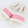 Dior Shearling Logo Mule Slipper 37(240) 155331484 [P]