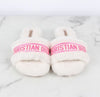 Dior Shearling Logo Mule Slipper 37(240) 155331484 [P]