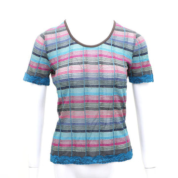 KENZO Blau gestreifter Kurzarmshirt 155331706