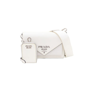 PRADA Saffiano Mini-Envelope Schultertasche für Frauen 155332341