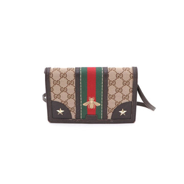 Gucci 409439 Stripe WOC Long Wallet and Crossbody Bag kk28193590 155332507