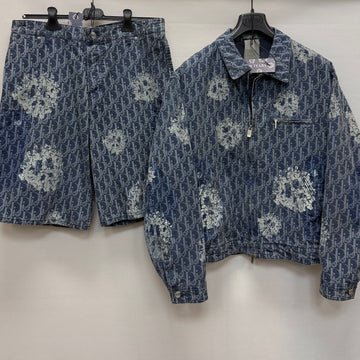DIOR デニム ティアーズ ジッパー ブルゾンジャケット (115) 155333406