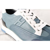 Hermes Trail Leather Sneakers Blue 43 155335585 [P]
