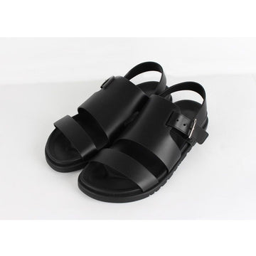 Hermes Corentin Leather Sandals Slipper Black 43 155336066