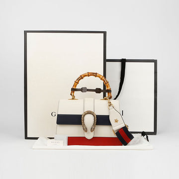GUCCI ディオニサス バンブー トップ ハンドル トート ショルダーバッグ 448075 155019557