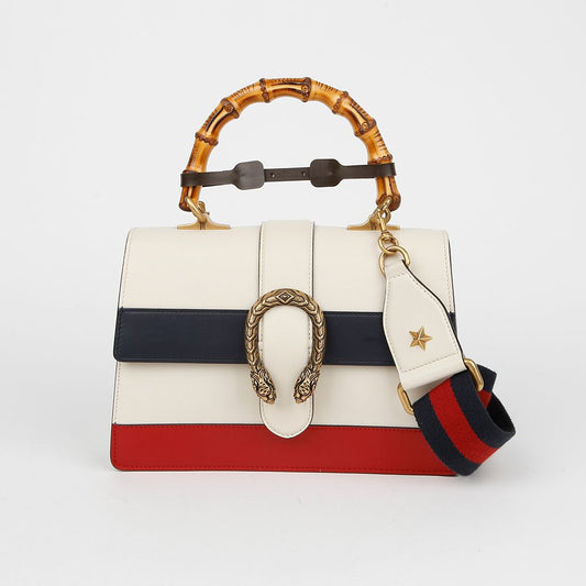 GUCCI ディオニサス バンブー トップ ハンドル トート ショルダーバッグ 448075 155019557 [P]