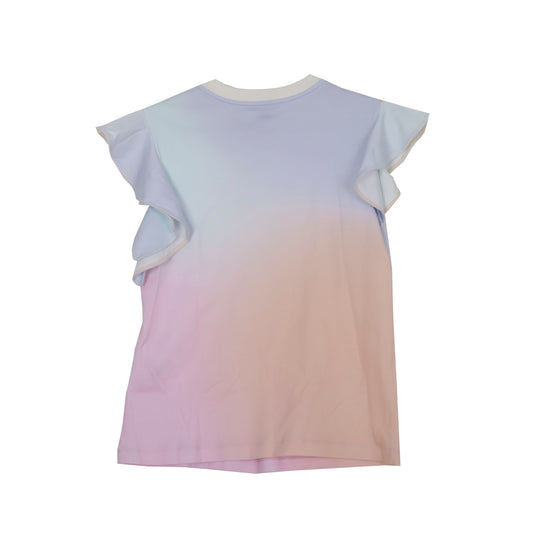 Louis Vuitton 1A9YEZ Cotton Gradient LV Circle Flounce Sleeve T-Shirt L 55747090