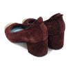 LANVIN Bordeaux Wildleder Captoe Ballerina Pumps Damen Schuhe 35 155338745 [P]